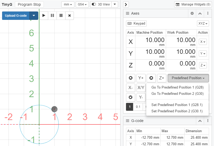 预定义位置命令失败。 #165