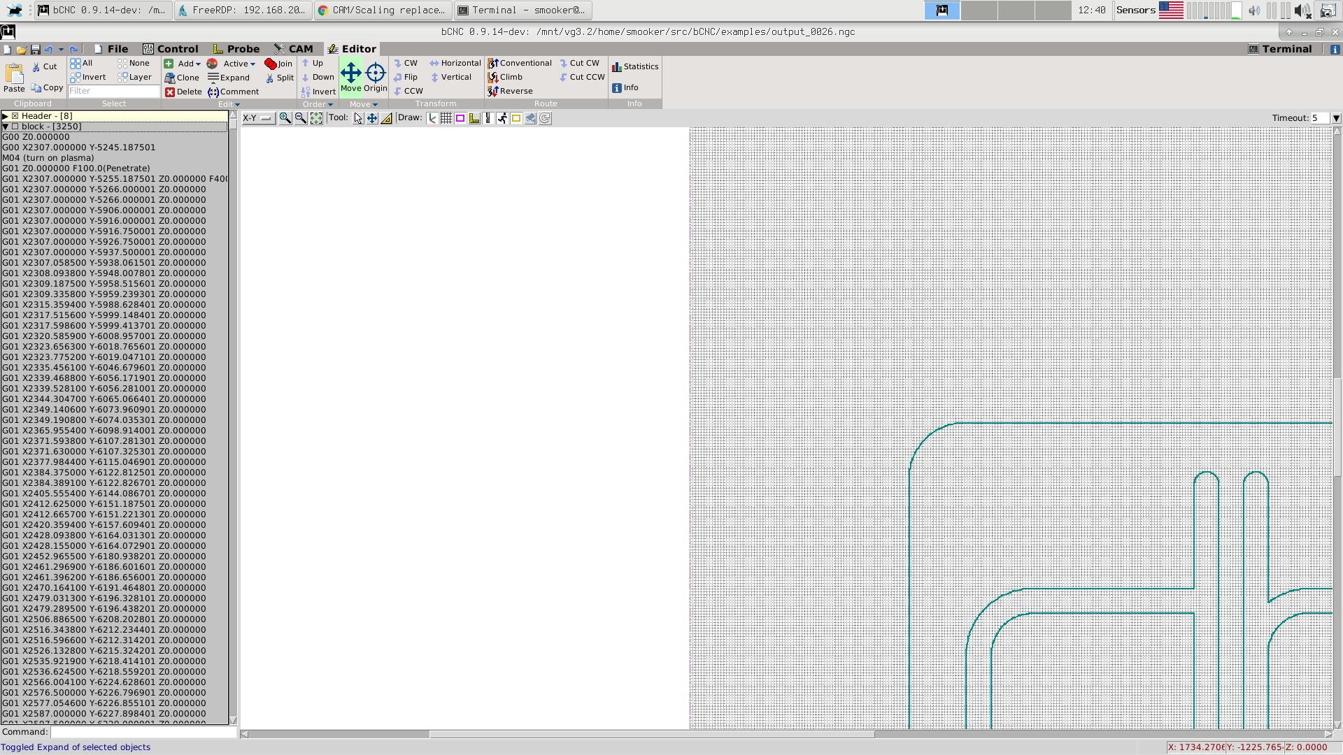 CAM/Scaling 取代 M 命令 #1200 CAM/Scaling 取代 M 命令 #1200