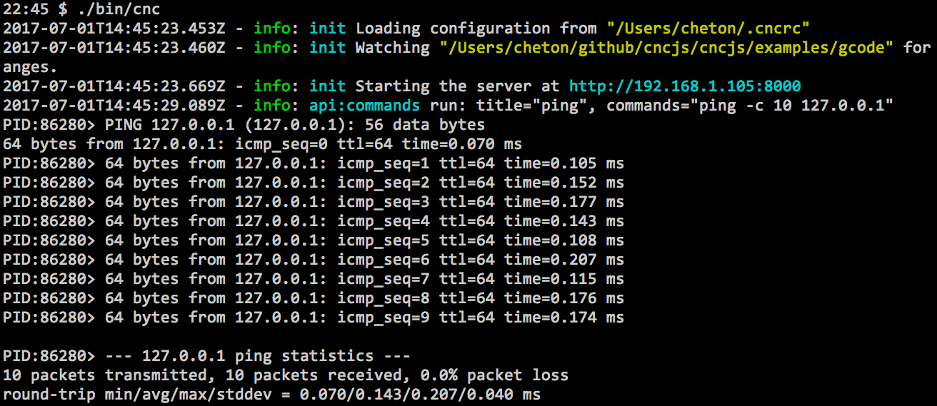 在树莓派上的 CNC.js 中启动后运行命令失败，除非用户首先使用远程桌面登录。 #174