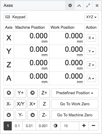 A 轴 - 导航按钮 #122 A 轴 - 导航按钮 #122