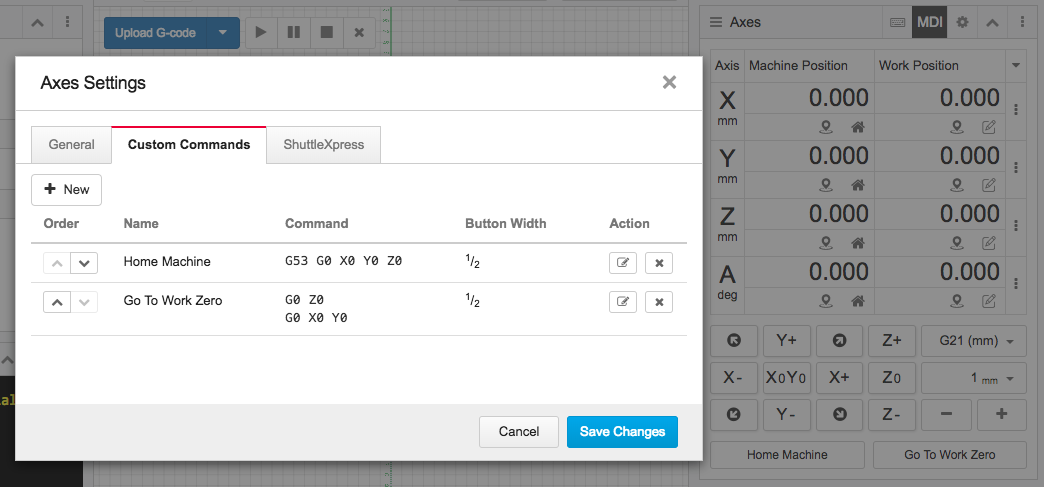 在主屏幕界面上将所有轴设置为零按钮而不是隐藏在子菜单中 #198