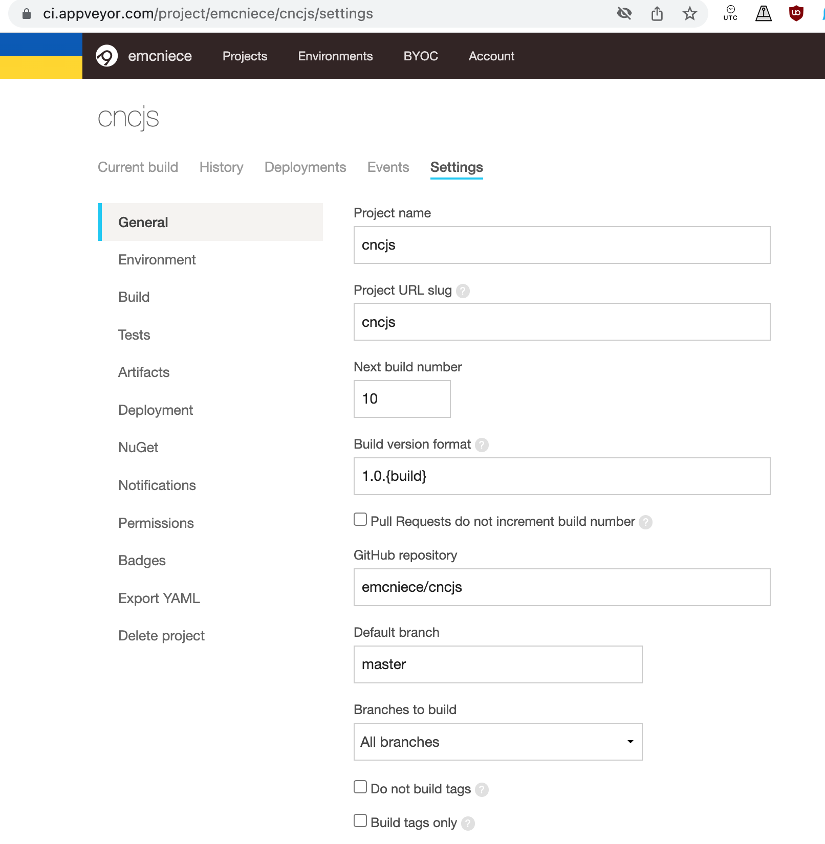 Appveyor CI 不报告 PR 的完成状态 #747 Appveyor CI 不报告 PR 的完成状态 #747