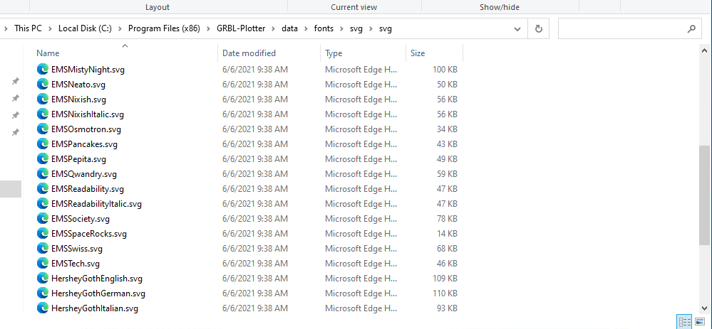 从文本 SVG/LFF 冻结 1.6.0 创建 G 代码 #212 从文本 SVG/LFF 冻结 1.6.0 创建 G 代码 #212