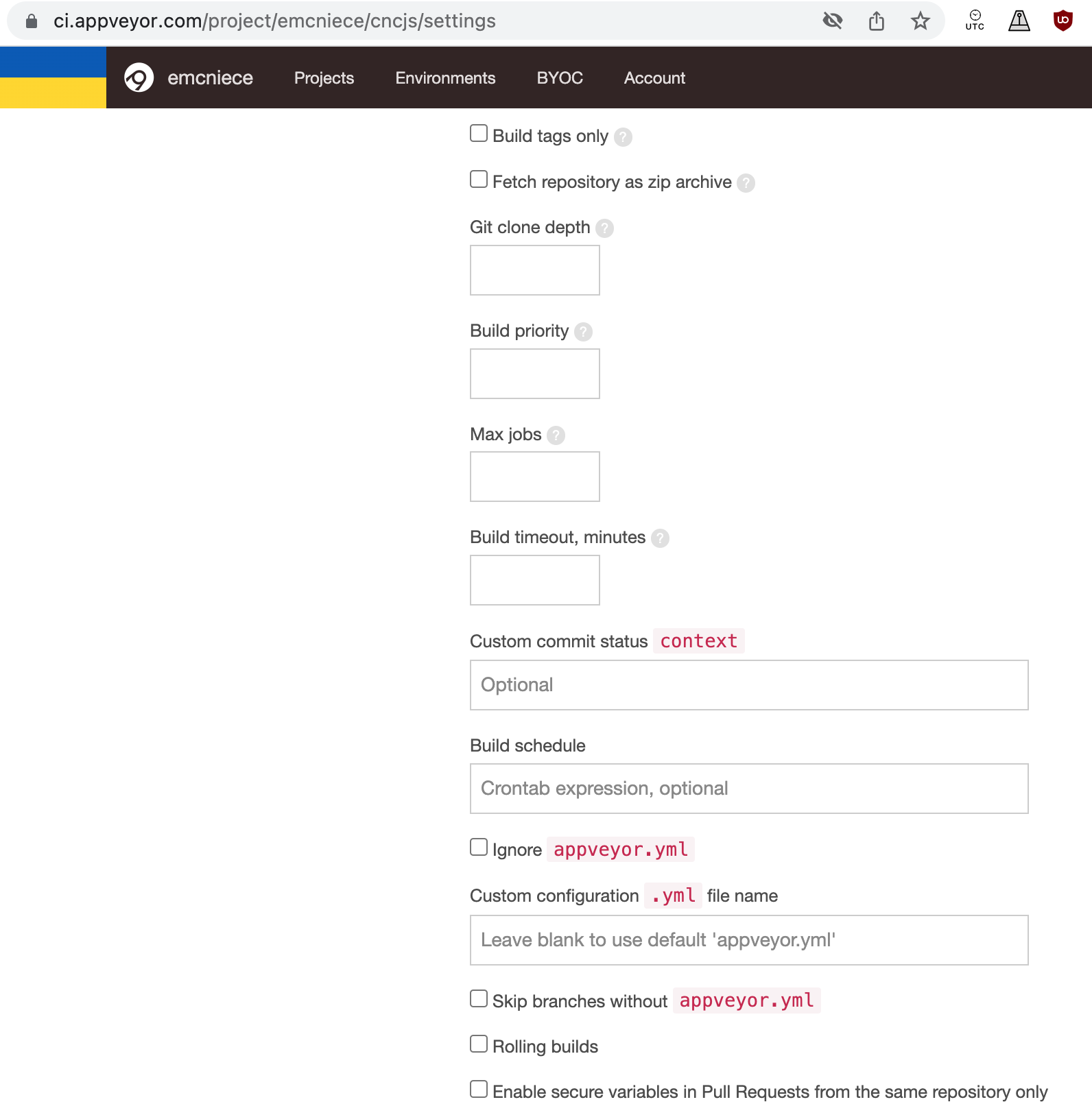 Appveyor CI 不报告 PR 的完成状态 #747 Appveyor CI 不报告 PR 的完成状态 #747