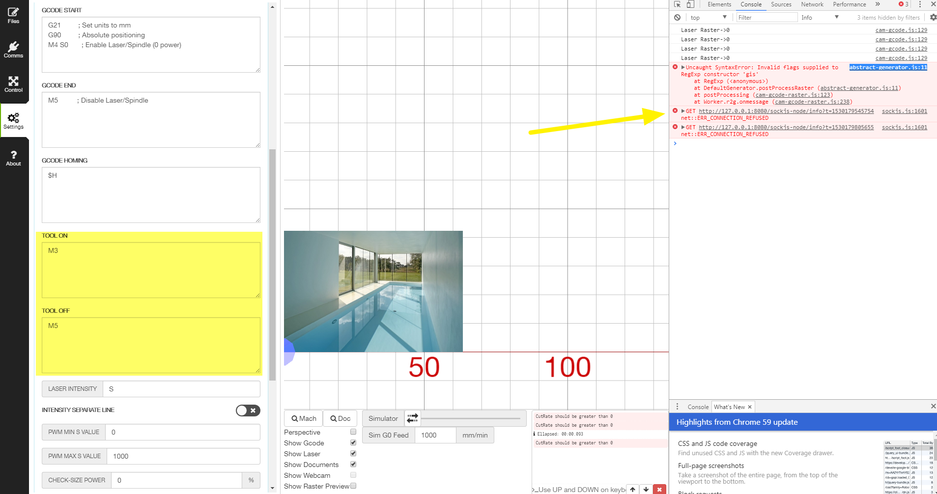 BUG:action2gcode:无效的正则表达式标志 #497 BUG:action2gcode:无效的正则表达式标志 #497