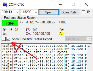 ERROR: Missing X real time status report per 10 seconds. Interval XXX. Correct baud rate? Try Marlin response #295 ERROR: Missing X real time status report per 10 seconds. Interval XXX. Correct baud rate? Try Marlin response #295
