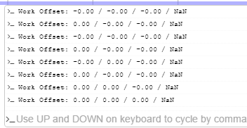 工件偏移信息 ... #324 工件偏移信息 ... #324