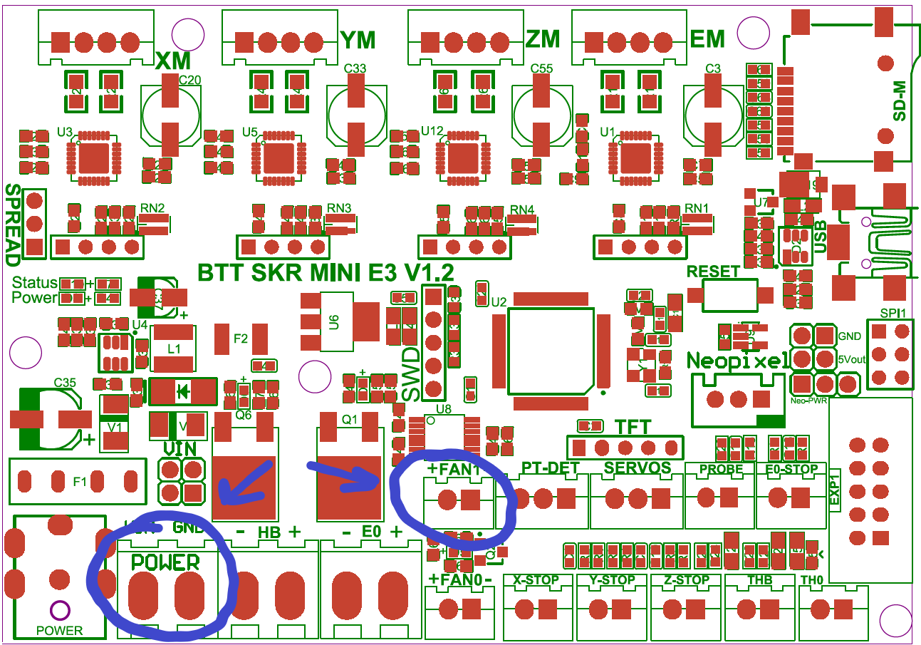 挤出机和主板风扇可以放慢速度吗?(Fan1 和另一个) #55 挤出机和主板风扇可以放慢速度吗?(Fan1 和另一个) #55