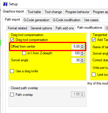 切线轴和拖刀不能同时工作 #284 切线轴和拖刀不能同时工作 #284