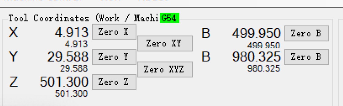 A轴和B轴只能用1轴,显示2轴 #128 A轴和B轴只能用1轴,显示2轴 #128